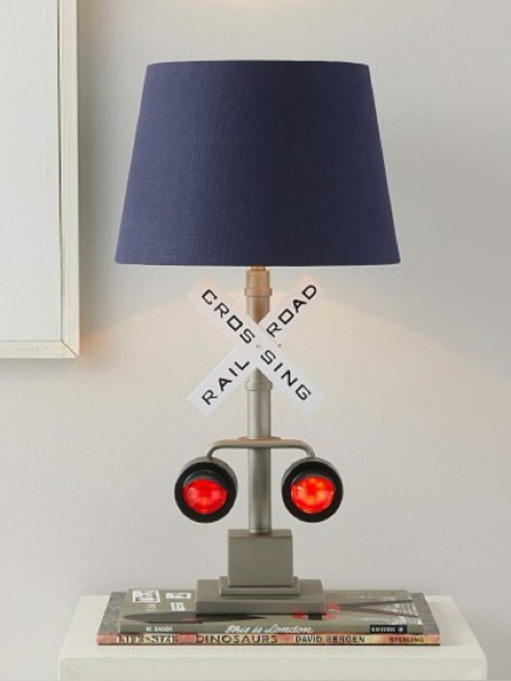 Pottery Barn Kids Railroad Crossing Lamp